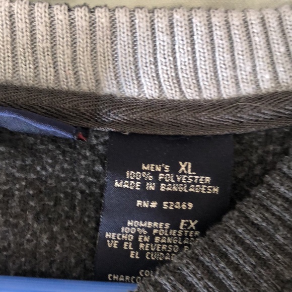 Long sleeve, gray, and light gray sweatshirt - Picture 3 of 3